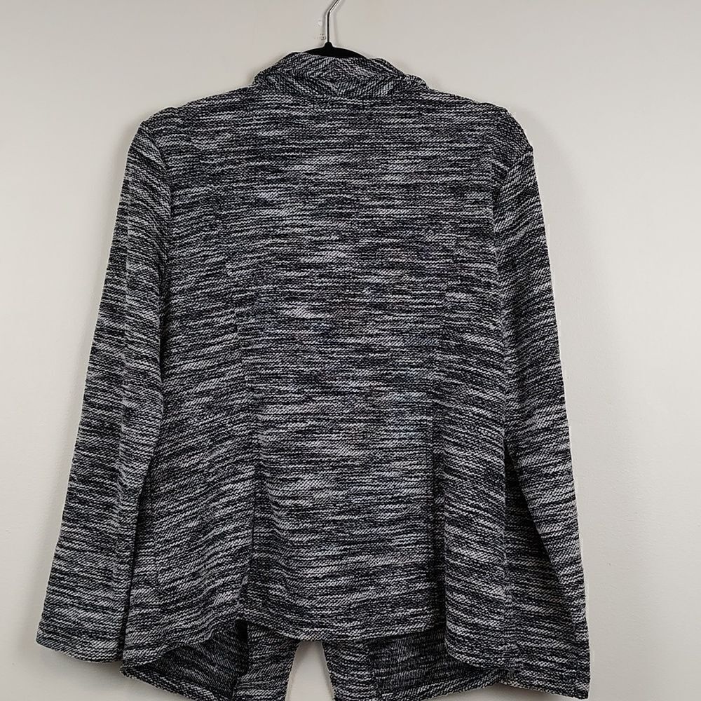 Halogen Knit Asymmetrical Zip Front Moto Jacket - Picture 10 of 13